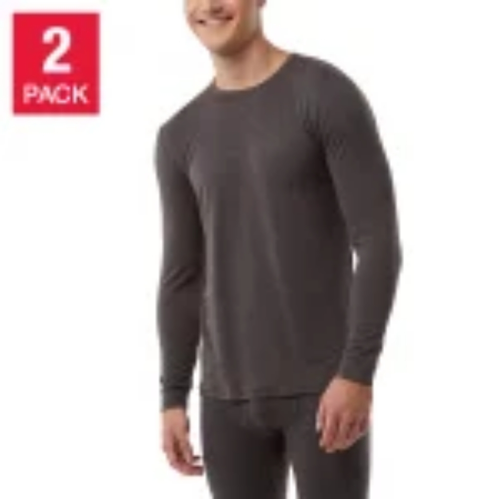32 Degrees Heat Men's Thermal Top, 2-pack